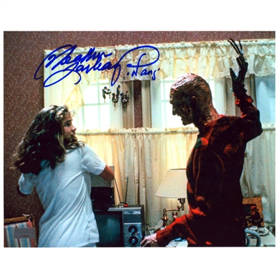 Heather Langenkamp Autographed Nightmare on Elm Street 8x10 Photo with Nancy Inscription