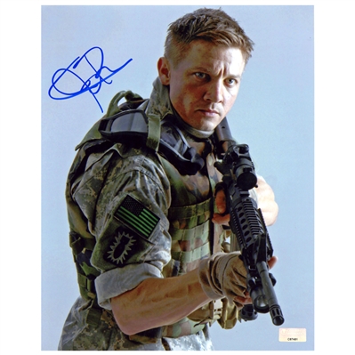Jeremy Renner Autographed Hurt Locker 8x10 William James Photo