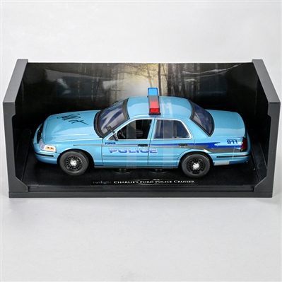 Robert Pattinson Autographed Twilight Charlies Ford Police Cruiser 1:18 Scale Die-Cast Car