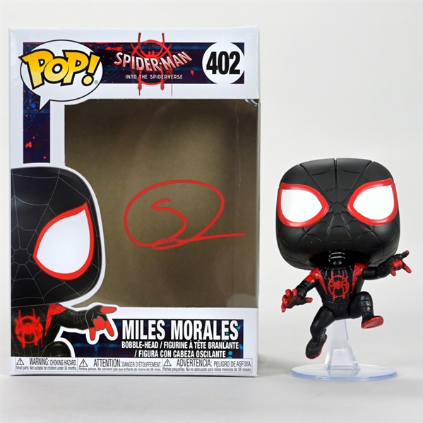 Shameik Moore Autographed Spider-Man Into The Spider-Verse Miles Morales POP Vinyl #402