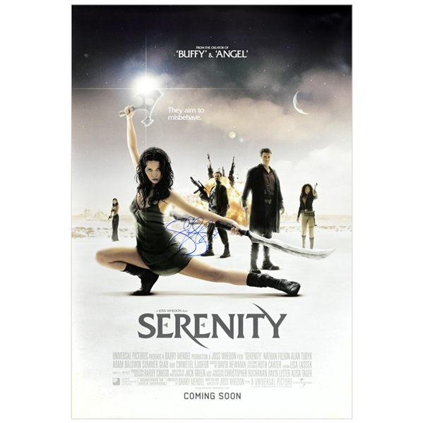 Summer Glau Autographed Serenity 27x40 Movie Poster