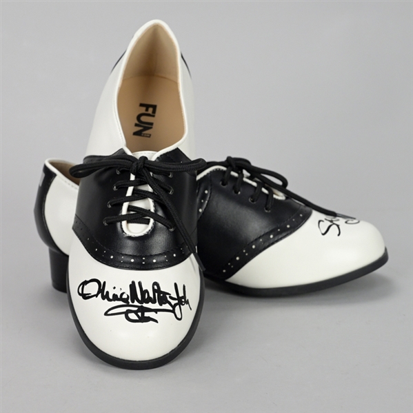Olivia Newton-John Autographed Grease Sandy Olsson 1950s Saddle Shoes