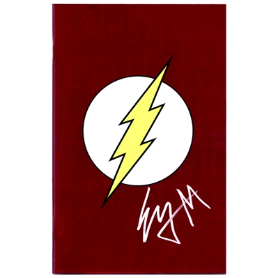 Ezra Miller Autographed 2023 Flash #800 Red Foil Logo Variant Cover Comic Book