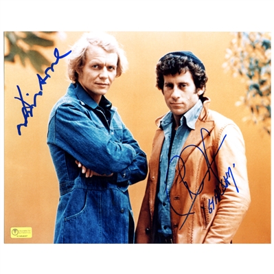 David Soul and Paul Michael Glaser Autographed Starsky and Hutch 8x10 Photo