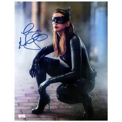 Anne Hathaway Autographed 2012 The Dark Knight Rises Catwoman 11x14 Photo