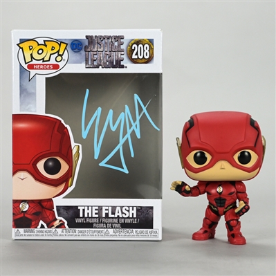 Ezra Miller Autographed The Flash #208 POP! Vinyl Figure