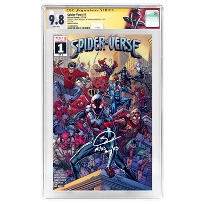 Shameik Moore 2019 Autographed Spider-Verse #1 Walmart Variant CGC SS 9.8 (mint)