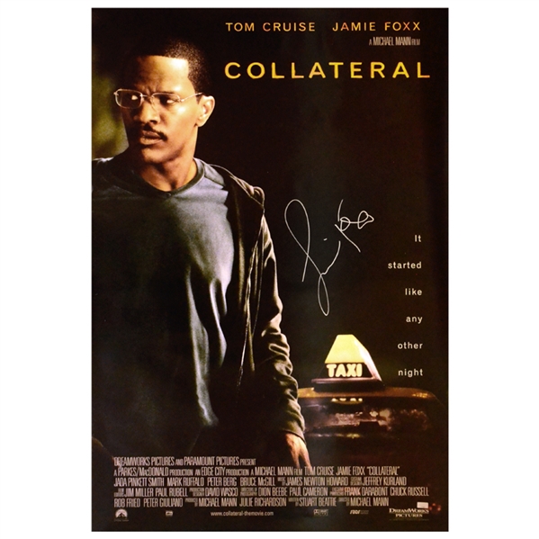 Jamie Foxx Autographed 27x40 Collateral Poster