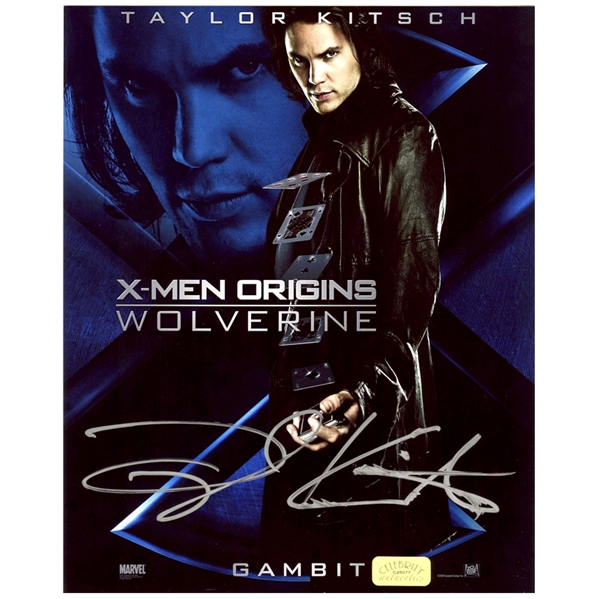 Taylor Kitsch Autographed 8x10 X-Men Wolverine Gambit Poster Photo