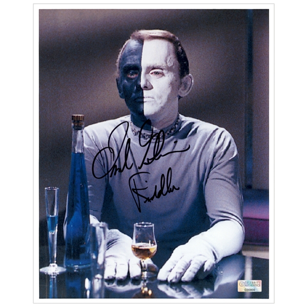 Frank Gorshin Autographed 8x10 Star Trek Bele Photo