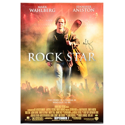 Mark Wahlberg Autographed 27x40 Rock Star Movie Poster