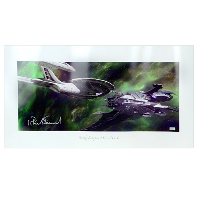 Patrick Stewart Autographed 28x15 Star Trek Nemesis Fine Art Photo