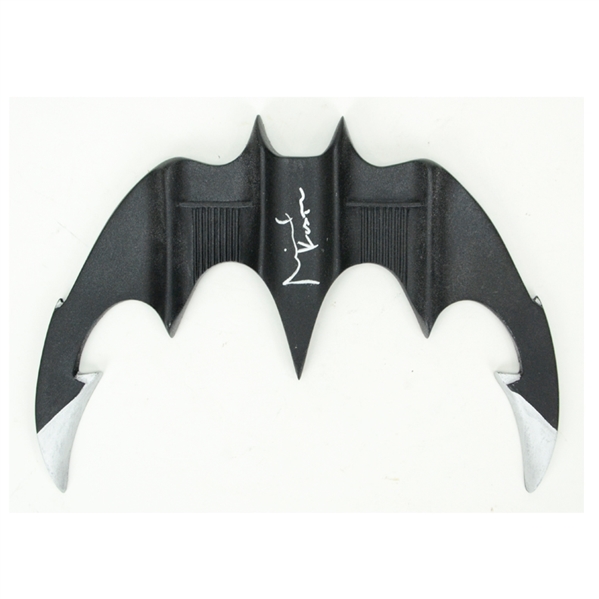 Michael Keaton Autographed 1:1 Scale Batman Batarang #49/150