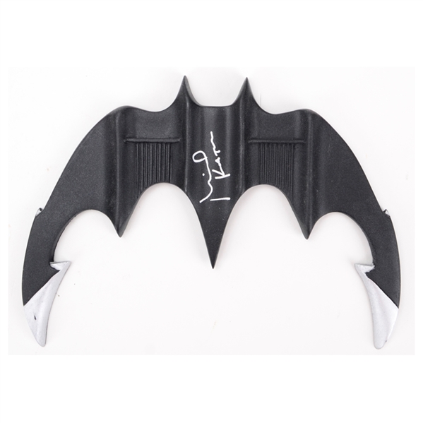 Michael Keaton Autographed 1:1 Scale Batman Batarang #69/150