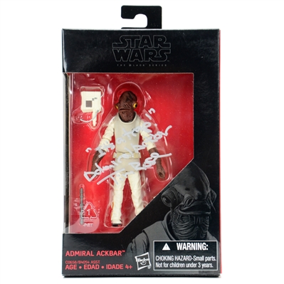 Tim Rose Autographed Star Wars: Return of the Jedi Admiral Ackbar Black Series Action Figure