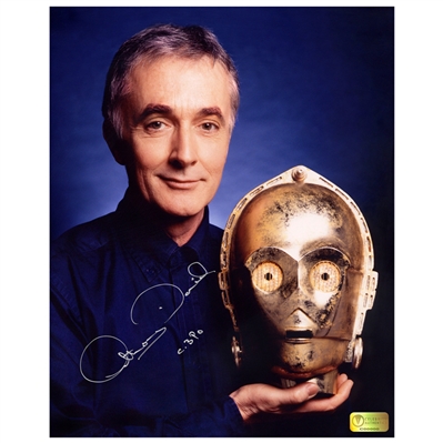 Anthony Daniels Autographed 8×10 C-3PO Portrait Photo