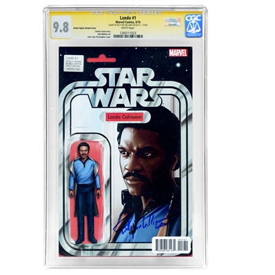 Billy Dee Williams Lando #1 Action Figure Variant Cover CGC SS Signature Series 9.8