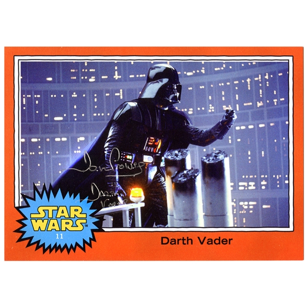 David Prowse Autographed Star Wars: The Empire Strikes Back 5x7 Topps NYCC Trading Card