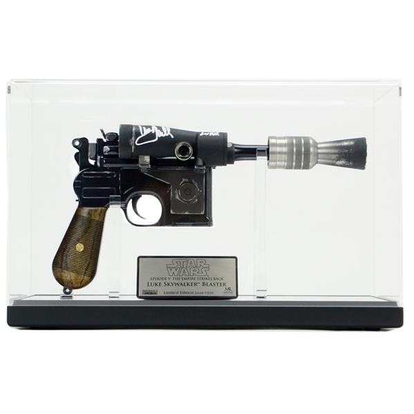 Mark Hamill Autographed Star Wars: The Empire Strikes Back Master Replicas Limited Edition Luke Skywalker Blaster