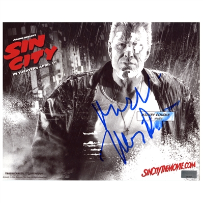 Mickey Rourke Autographed Sin City 8x10 Marv Photo