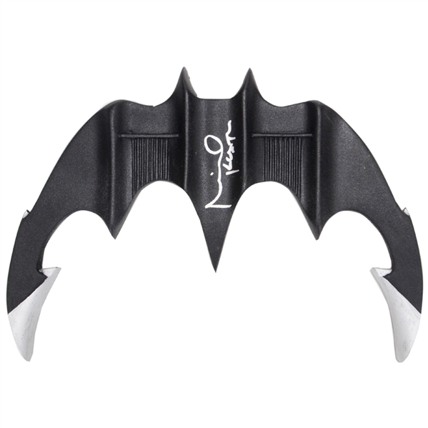 Michael Keaton Autographed 1:1 Scale Batman Batarang 
