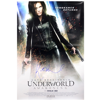 Kate Beckinsale Autographed 27×40 Original Underworld: Awakening Promo Poster