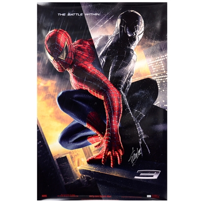 Stan Lee Autographed 27x40 Spider-Man 3 Original D/S Movie Poster