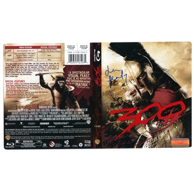 Lena Headey Autographed 300 Blu-Ray Cover