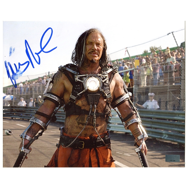 Mickey Rourke Autographed 8×10 Iron Man 2 Whiplash Photo