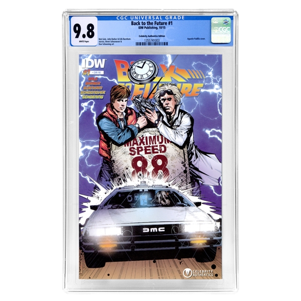 Back to the Future #1 Celebrity Authentics Exclusive Variant Cover CGC 9.8 Comic