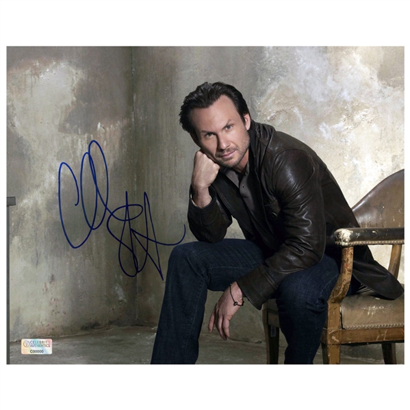 Christian Slater Autographed 8x10 Studio Photo