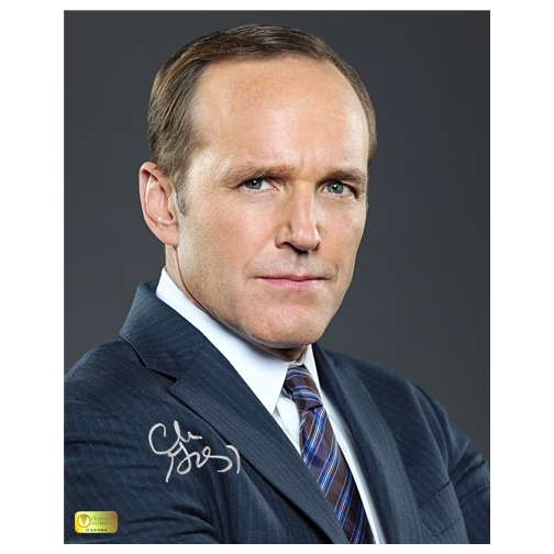 Clark Gregg Autographed Agents of S.H.I.E.L.D. 8x10 Agent Coulson Portrait Photo