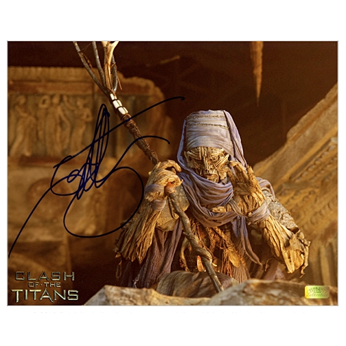 Ian Whyte Autographed 8x10 Clash of the Titans Closeup Photo