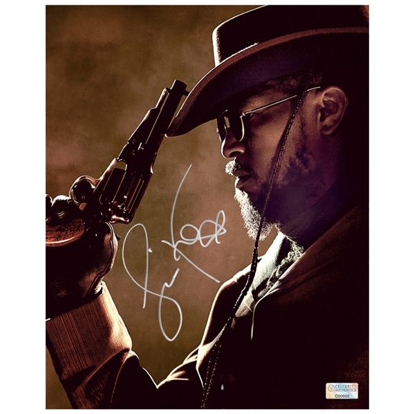 Jamie Foxx Autographed Django Unchained 8x10 Revolver Photo