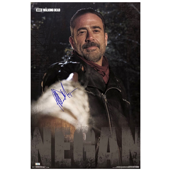 Jeffrey Dean Morgan Autographed The Walking Dead 22x34 Negan Poster