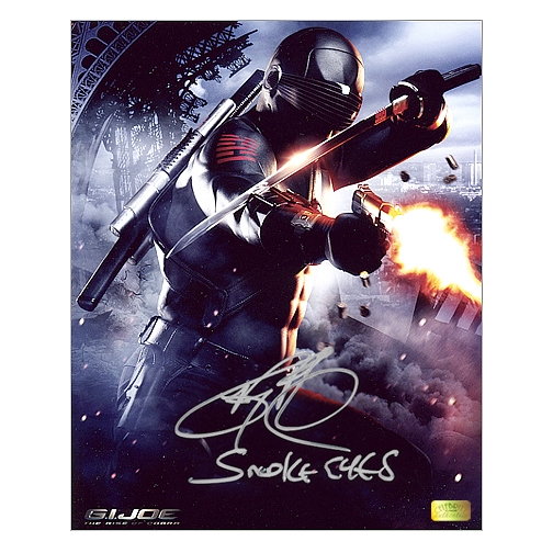 Ray Park Autographed 8x10 G.I. Joe Snake Eyes Movie Poster Photo