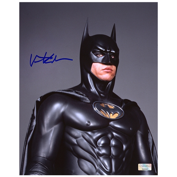 Val Kilmer Autographed 8x10 Batman Studio Photo