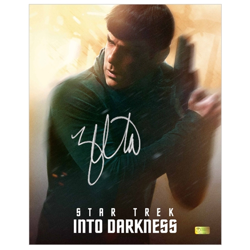 Zachary Quinto Autographed 8x10 Star Trek Into Darkness Action Photo