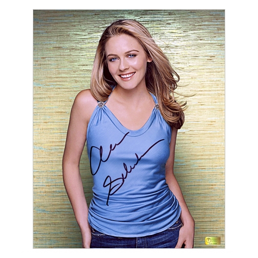 Alicia Silverstone Autographed 8x10 Casual Portrait Photo