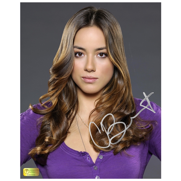 Chloe Bennet Autographed Agents of S.H.I.E.L.D. 8x10 Agent Skye Photo