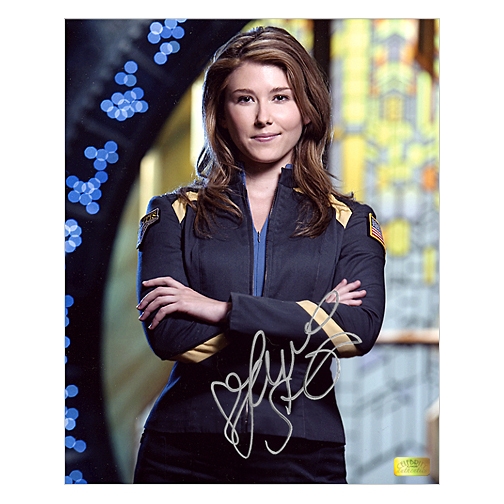 Jewel Staite Autographed 8x10 Dr. Keller Stargate Atlantis Photo