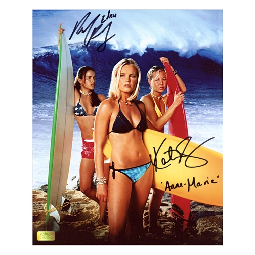 Kate Bosworth and Michelle Rodriguez Autographed 8x10 Blue Crush Photo