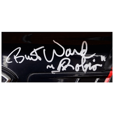 Adam West and Burt Ward Autographed Classic TV Series Deluxe Batmobile
