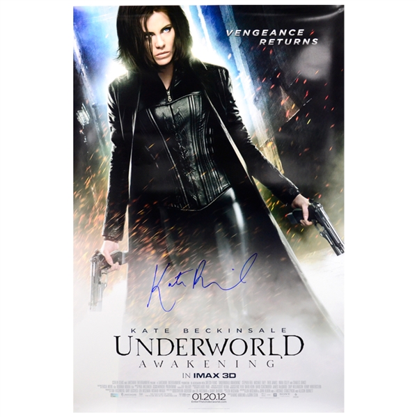 Kate Beckinsale Autographed Underworld: Awakening 27x40 D/S Poster