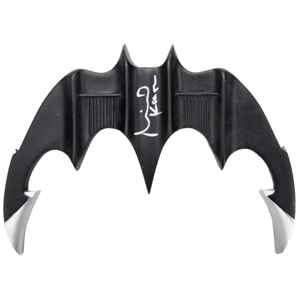 Michael Keaton Autographed 1:1 Scale Batman Batarang