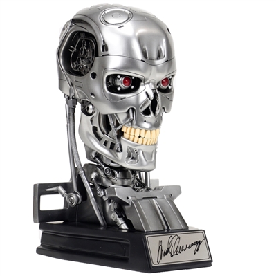 Arnold Schwarzenegger Autographed Terminator T-800 Endoskeleton 1:1 Scale Bust #200/200