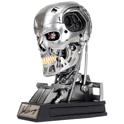 Arnold Schwarzenegger Autographed Terminator T-800 Endoskeleton 1:1 Scale Bust #200/200