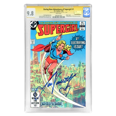 Laura Vandervoort Autographed Daring New Adventures of Supergirl #1 CGC SS 9.8 Comic