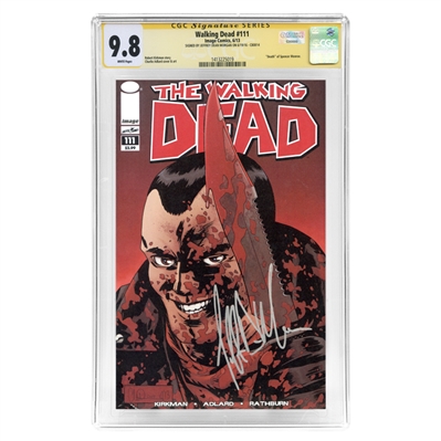 Jeffrey Dean Morgan Autographed Walking Dead #111 CGC SS 9.8 Comic