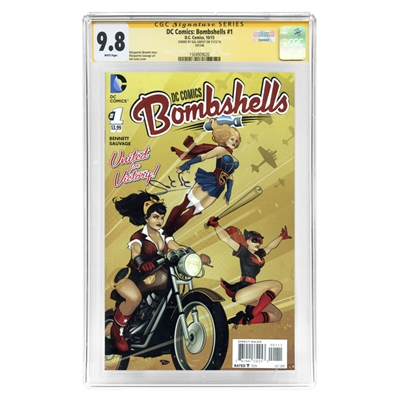 Gal Gadot Autographed DC Comics: Bombshells #1 CGC SS 9.8 Comic